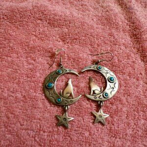 Western style earrings